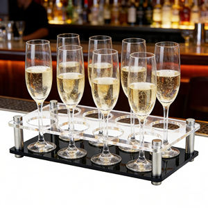 Bandeja de Acrílico Personalizada para Botellas de Vino, para Hoteles, Bares, Restaurantes y Bodegas - Decoración Elegante para Mesa - Product Image 3