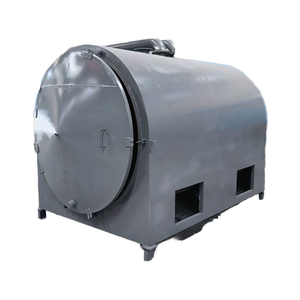 Four de carbonisation horizontal <span class=keywords><strong>suspendu</strong></span> à moteur écologique intégré pour un rendement de charbon de bois à haut rendement - Product Image 5