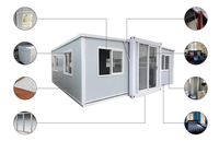 Mini-maison mobile de luxe abordable pour les vacances, maison modulaire mobile durable et qui fait gagner du temps