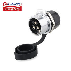 Konektor Kabel CNLINKO M28 IP68 Tahan Air LP28 3 Pin 35A Arus Tinggi, Steker dan Soket Betina Jantan, Konektor Listrik 50A - Product Image 3