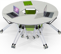 Bureau de formation pliant de bureau scolaire de haute qualité bureau de réunion de conférence pliable