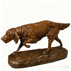 Statue di bronzo di alta qualità 3D Cast di lupi e bambini per la decorazione domestica e regali personalizzati - Product Image 4