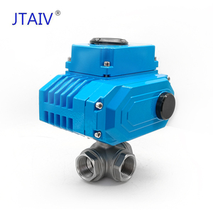Válvula de Bola de 3 Vías JTAIV OEM de Acero Inoxidable SS304/316 con Actuador Roscado para Control de Flujo de Agua - Product Image 3