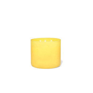 Candela Profumata a 3 Stoppini in Cera di Soia Gialla con Essenza di Limone in Contenitore di Vetro - Product Image 1