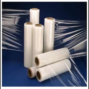 China Manufacturer Protected 23 Micron Pe Transparent Strech Film for Pallet <b>Shrink</b> <b>Wrap</b> Film Roll with Best Price - Product Image 5