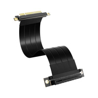 Câble d'extension Riser PCIe 3.0 X8 X8 d'occasion, blindé double couche, 64 Gbit/s, 5-30 cm, personnalisé pour FPGA GPU industriel