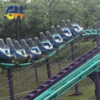 Manège familial conçu pour une expérience fluide sur rail dans les projets de parcs d'attractions commerciaux