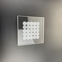 Panneau en verre de quartz percé au laser personnalisé de haute qualité résistant aux hautes températures-Produits de quartz en forme unique