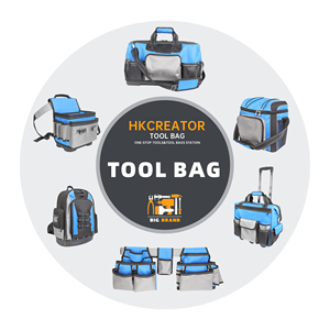 ชุดโปรกระเป๋าค้อนอเนกประสงค์แบบปรับแต่งได้กระเป๋าเครื่องมือคาดเอวผ้าพีวีซีโพลีเอสเตอร์กันน้ำสำหรับงานช่างไม้ - Product Image 2
