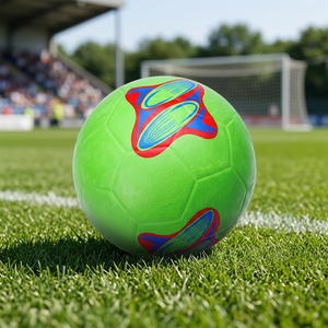 Wholesale New Custom Classic Logo Soccer Ball Rubber Bladder Durable Training <b>Hand</b> <b>Stitched</b> Football - Product Image 3