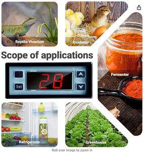 Contrôleur de température numérique pour le refroidissement, le chauffage ou l'alarme - Product Image 5