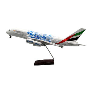 Modelo de Avión Decorativo Airbus A380 <span class=keywords><strong>EXPO</strong></span> 2020 <span class=keywords><strong>DUBAI</strong></span> EAU a Escala 1:160 de 46 cm - Product Image 4
