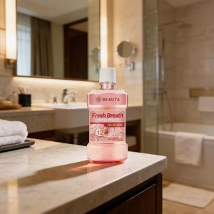 BEAUT4 Frischer Atem Weißer Pfirsich Mundwasser - 12 Stunden Langanhaltende Frische, Fruchtiger Geschmack Mundspülung, Tägliche Mundpflege Mundwasser - Product Image 6