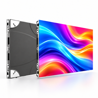 Écran LED couleur pleine gamme modulaire pour intérieur, avec boîtier en aluminium moulé sous pression, mur vidéo LED SMD HD pour publicité intérieure et salles d'exposition