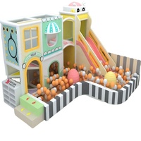 Juegos Infantiles Personalizados Estilo Pastel, Castillos Inflables Pequeños, Centro de Juegos Familiar, Equipo de Juegos para Interiores