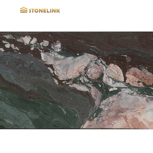New Luxury Nature <strong>Stone</strong> Four Season Green Marble Slab Of 20 Mm Thick Polished Size For 2800*1800 Mm Large Quantity Available - Product Image 3