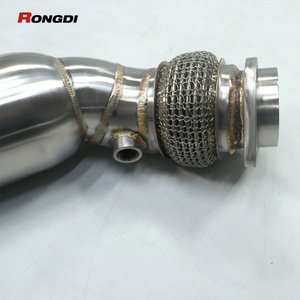 Tubería de Escape de Alto Rendimiento de 3.5" a 3" para BMW F80 M3 F82 M4, Tubo de Bajada Recto con Resonador para BMW S55 3.0t - Product Image 4