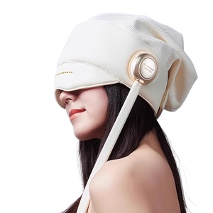 R2 เครื่องนวดศีรษะขณะนอนหลับ หมวกนวดหนังศีรษะ เครื่องนวดตาบริเวณปากมดลูก เครื่องเล่นเพลงบลูทูธ ความเข้มข้นของการนวด 4 ระดับ - Product Image 1