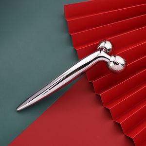 Vẻ đẹp công cụ cơ thể da nâng mỏng thép không gỉ làm mát quả bóng Massager 3D V mặt băng con lăn <span class=keywords><strong>massage</strong></span> mặt máy - Product Image 4