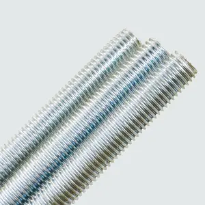 Din975 Threaded Rod M8 M10 M12*500mm 1000mm 2000mm 3000mm Trapezoidal Threaded Rod Galvanized