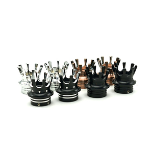 Cache-écrous d'axe avant CNC pour moto Harley XL883 X48 1200 Softail, noirs, blancs, chromés, bronze - Product Image 5