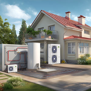 <span class=keywords><strong>Pompe</strong></span> à <span class=keywords><strong>chaleur</strong></span> air-eau monobloc commerciale et résidentielle tout-en-un de 17 kW pour le chauffage, la climatisation et l'ECS, COP élevé, approvisionnement direct d'usine - Product Image 6