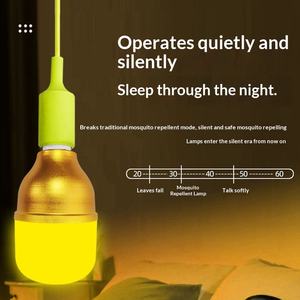 Lampes anti-moustiques LED, ampoule répulsive contre les moustiques, indice de protection IP65, aluminium, maison, extérieur, ferme, camping, lumière jaune et <span class=keywords><strong>orange</strong></span> chaude, CRI élevé 80-90 - Product Image 4