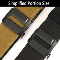 Ceinture tactique TUSHI en nylon 1000D avec boucle automatique à cliquet, réglable, pour entraînement, en alliage, fabrication usine