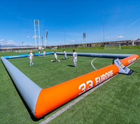 Offre Spéciale 2026 : Terrain de Football Gonflable Commercial 3V3 Triple Panna Arena 3-en-1 – Terrain de Soccer Gonflable Près de Chez Vous