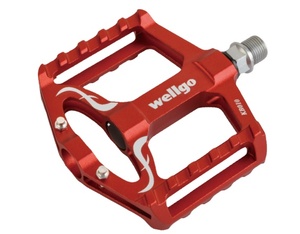Pièces de vélo Wellgo de haute qualité Pédales de vélo CNC corps <span class=keywords><strong>rouge</strong></span> Pédale <span class=keywords><strong>BMX</strong></span> - Product Image 1
