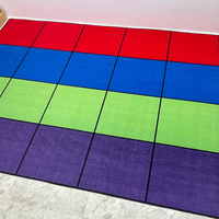 Tapis de sol moderne de luxe, grand, durable, en nylon, antidérapant, pour salon, chambre d'enfant, école