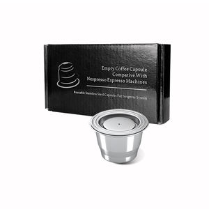 Capsules réutilisables en acier inoxydable pour Nespresso, vente en gros, 1 dosette - Product Image 1