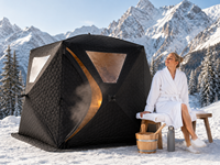 Tente de sauna à vapeur humide personnelle Warmfire, pliable, pour la maison, détoxification, spa, sauna à vapeur portable