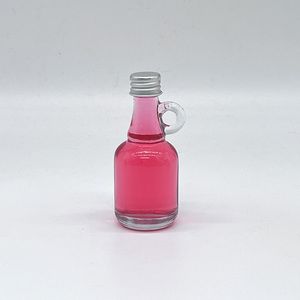 Vente en gros 4cl <span class=keywords><strong>25cl</strong></span> vide mini <span class=keywords><strong>verre</strong></span> gallon cruche style bouteille de vin avec couvercle à vis pour distillerie sauce à l'huile d'olive - Product Image 6