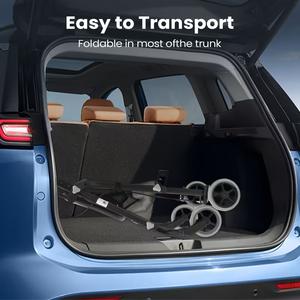 Deambulatori Choice per Anziani, Rollator Pieghevole Ergonomico con Sedile e Schienale Regolabile - Product Image 6