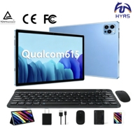 Tablet HYRS 10.1'' Baru, Promo Panas! Qualcomm 615 Android 14 Octa-core 12+512GB 6000mAh Dual SIM WiFi untuk Bisnis, Belajar, dan Hiburan