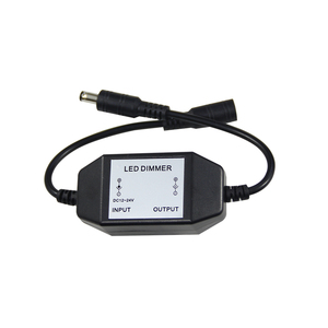 Nam để nữ DC dây nguồn với inline Dimmer chuyển đổi 5521/5525 3.5x1.35 mét cho <span class=keywords><strong>LED</strong></span> <span class=keywords><strong>String</strong></span> Lights & giáng sinh Lights Đen - Product Image 2