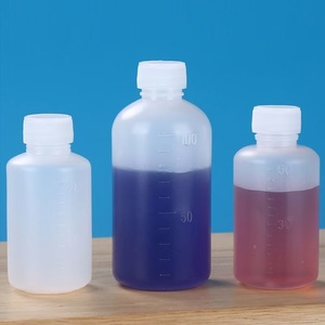 Chai nhựa tròn trong suốt, có nắp kín, dùng đựng mẫu chất lỏng, dung tích 10ml 20ml 30ml 50ml 60ml 100ml 200ml 500ml - Product Image 6