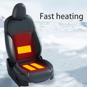 Anjuny12V cotone auto doppio sedile cuscino riscaldato coprisedile elettrico tappetino riscaldante inverno scaldabagno auto riscaldatore sedile - Product Image 3