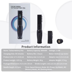 <span class=keywords><strong>Machine</strong></span> à tatouer OEM ODM, batterie lithium 800mAh, moteur sans balais à entraînement <span class=keywords><strong>direct</strong></span>, course de 3,5 mm, personnalisable, sans fil, pour débutants - Product Image 4