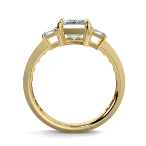 Nhẫn Kim Cương Bán Gắn Đá Quý Làm Theo Yêu Cầu Nhẫn Vàng 18K Bán Gắn - Product Image 4