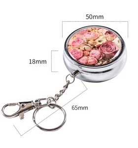 Mini Cenicero de Metal de Diseño Clásico, Portátil, <span class=keywords><strong>sin</strong></span> <span class=keywords><strong>Humo</strong></span>, con Llavero para Coche y Bolsa de Lata - Product Image 3