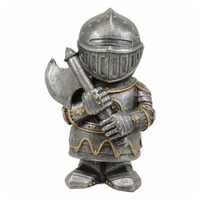 Mini Chevaliers Européens Sculpture Renaissance Templier Croisé Figurines Chevalier Gnomes De Jardin Décorations Chevalier Statue Figurines