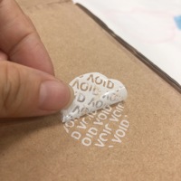 Étiquette de garantie adhésive en vinyle inviolable avec fonction anti-contrefaçon pour échantillon gratuit certifié