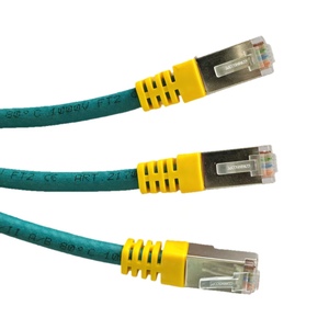 Cabo de Rede Ethernet Cat6 FTP Blindado 1000Mbps Gigabit RJ45 com Isolamento de Nylon/PBT para Data Center Eletrônico - Product Image 1