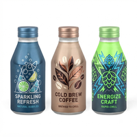 Bouteille en aluminium vide de 330 ml et 440 ml, sans BPA, recyclable, durable, pour bière artisanale, eau gazeuse, boisson froide, canette en métal