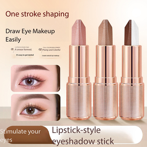 Sombra <span class=keywords><strong>de</strong></span> Ojos Mineral en Barra <span class=keywords><strong>de</strong></span> Tres Colores <span class=keywords><strong>de</strong></span> Marca Privada, Superventas, con Degradado Brillante, Iluminador, Resistente al Agua y <span class=keywords><strong>de</strong></span> Larga Duración (Tono <span class=keywords><strong>Oscuro</strong></span>/Claro) - Product Image 2