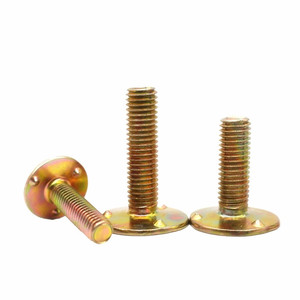 M6 M8 M10 M12 Acier au carbone DIN 15237 Zinc jaune Boulons de ceinture de godet d'ascenseur de <span class=keywords><strong>grain</strong></span> en métal galvanisé avec crocs - Product Image 6