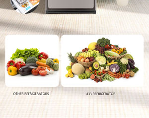 Réfrigérateur ménager de grande capacité, conversion de fréquence japonaise, économie d'énergie, <span class=keywords><strong>multi</strong></span>-portes intégrées - Product Image 6