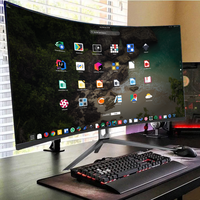 Vente en gros grand écran 27 24 32 pouces incurvé Fhd Ips 4k Wide 240hz LCD utilisé bureau triple écran d'ordinateur